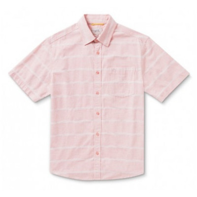 Slub Striped Short-Sleeved Shirt SS21H1703 - M